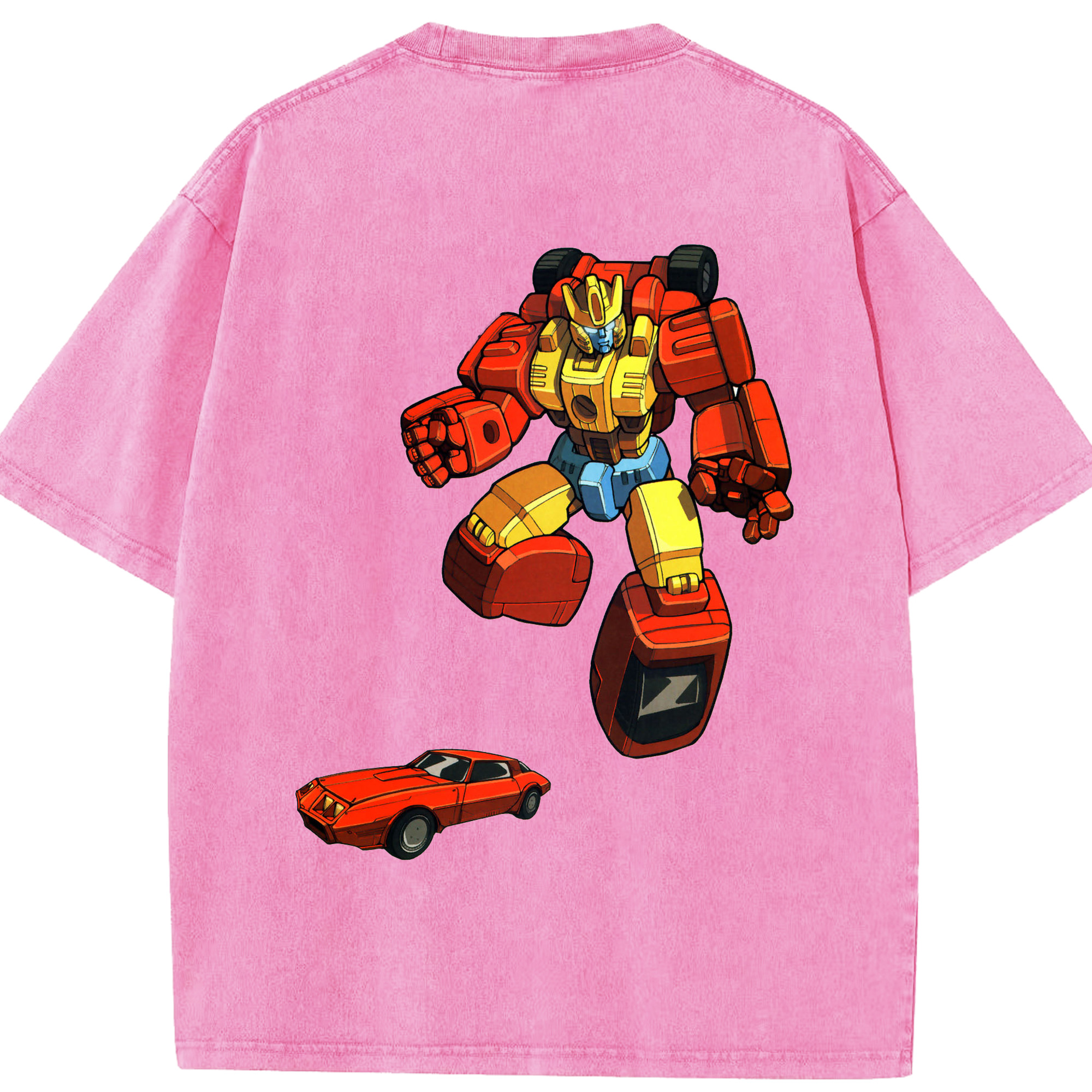 （画像用）  綿100% ヴィンテージ風 半袖Tシャツ（背面プリント）